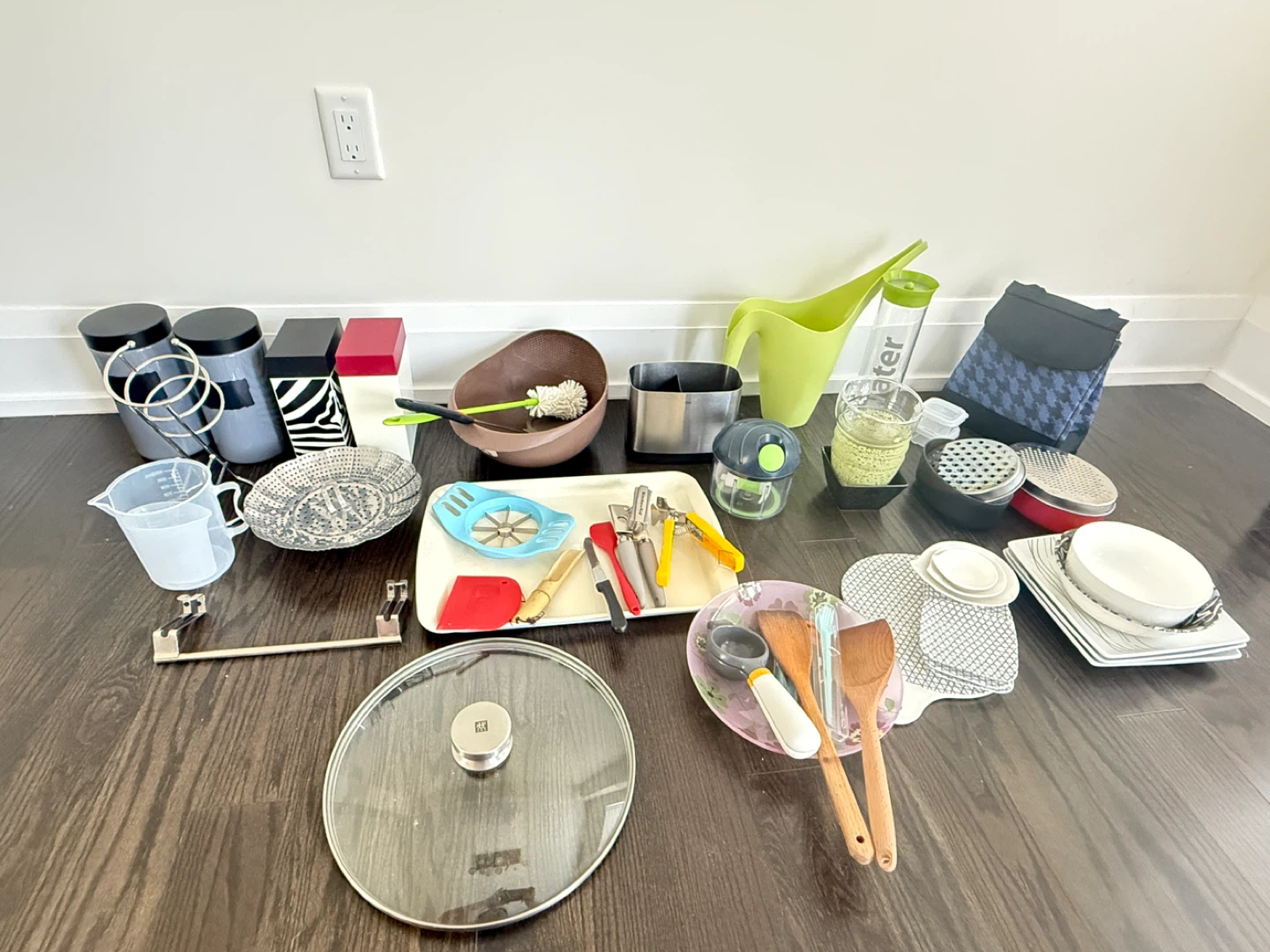 Assorted Kitchen Gadgets and Food Storage Containers