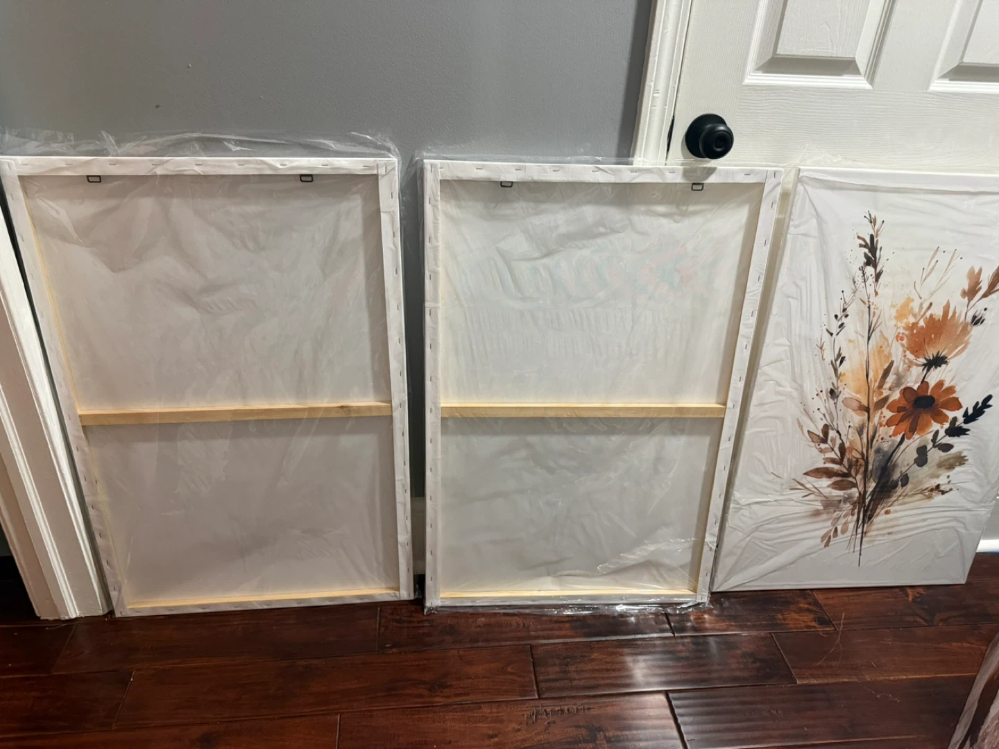 Bacccone Botanical Wall Art Set of 3 Floral Canvas Prints - photo 5