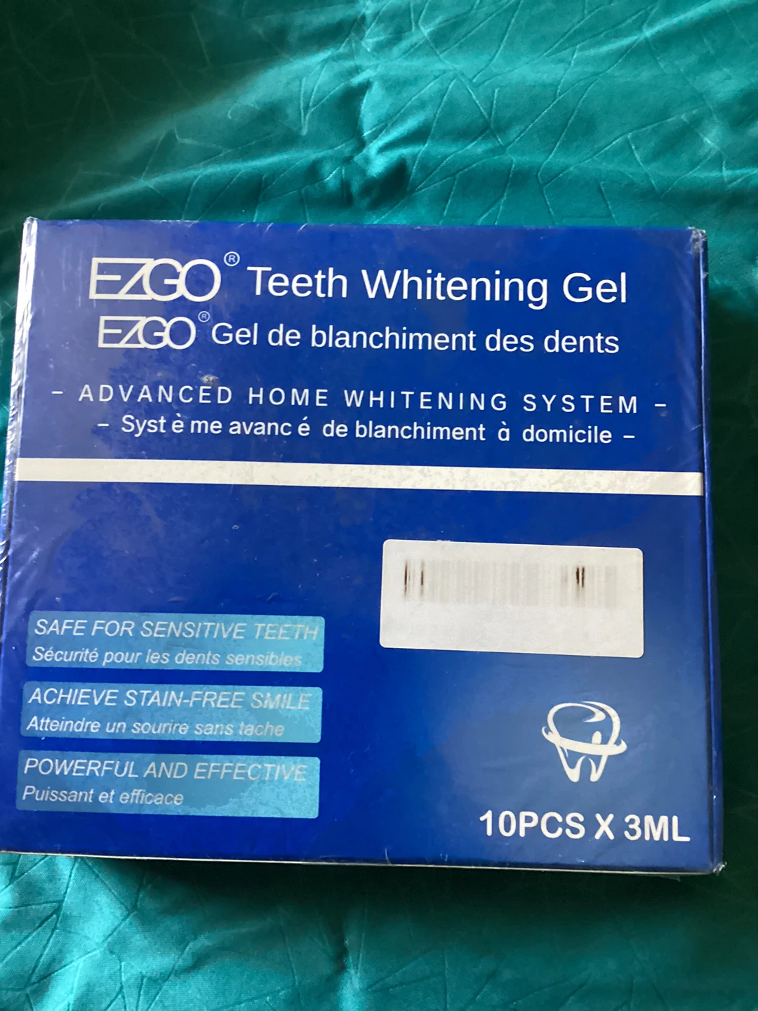 EZGO Teeth Whitening Gel - 10Pcs X 3ML
