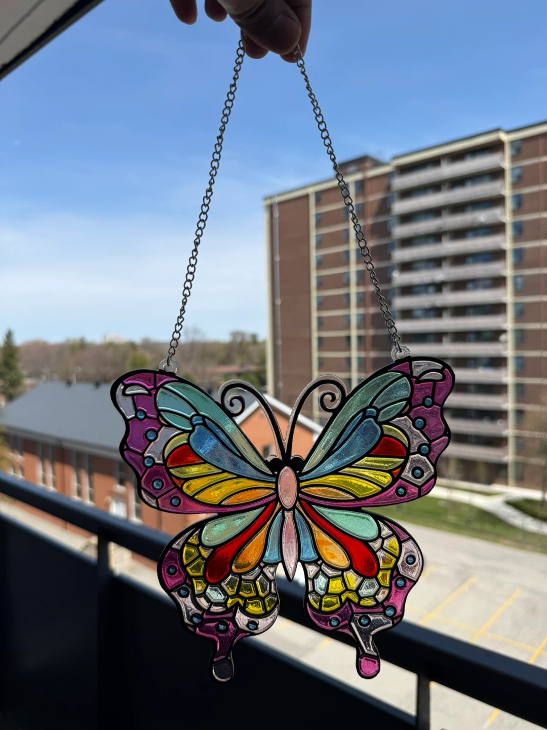Stained Glass Butterfly Suncatcher - photo 5