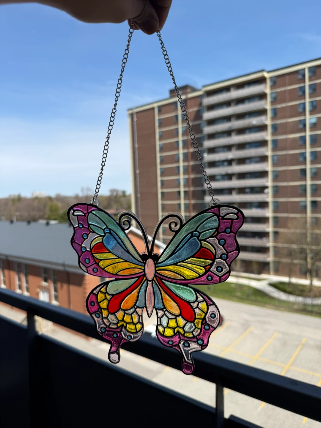 Stained Glass Butterfly Suncatcher - photo 4