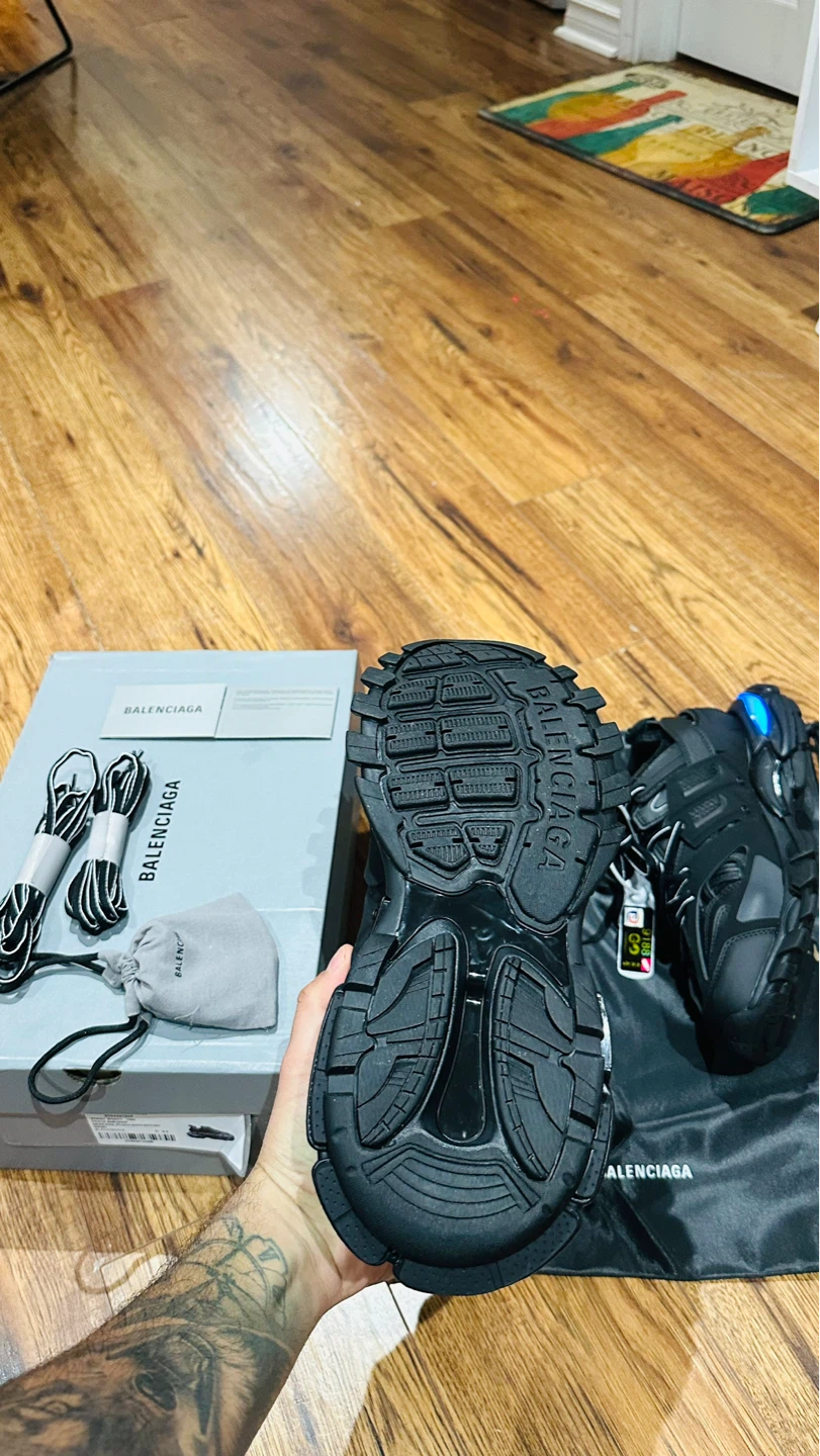 Balenciaga Track Sneakers Black Green - photo 2