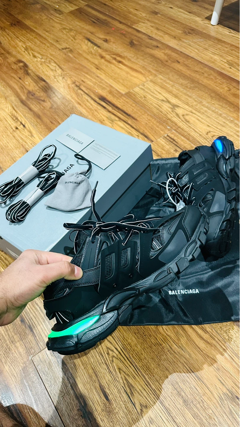 Balenciaga Track Sneakers Black Green - photo 4