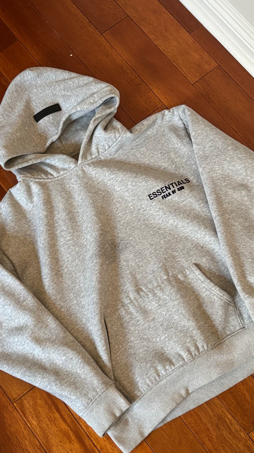 ESSENTIALS Fear of God Grey Hoodie