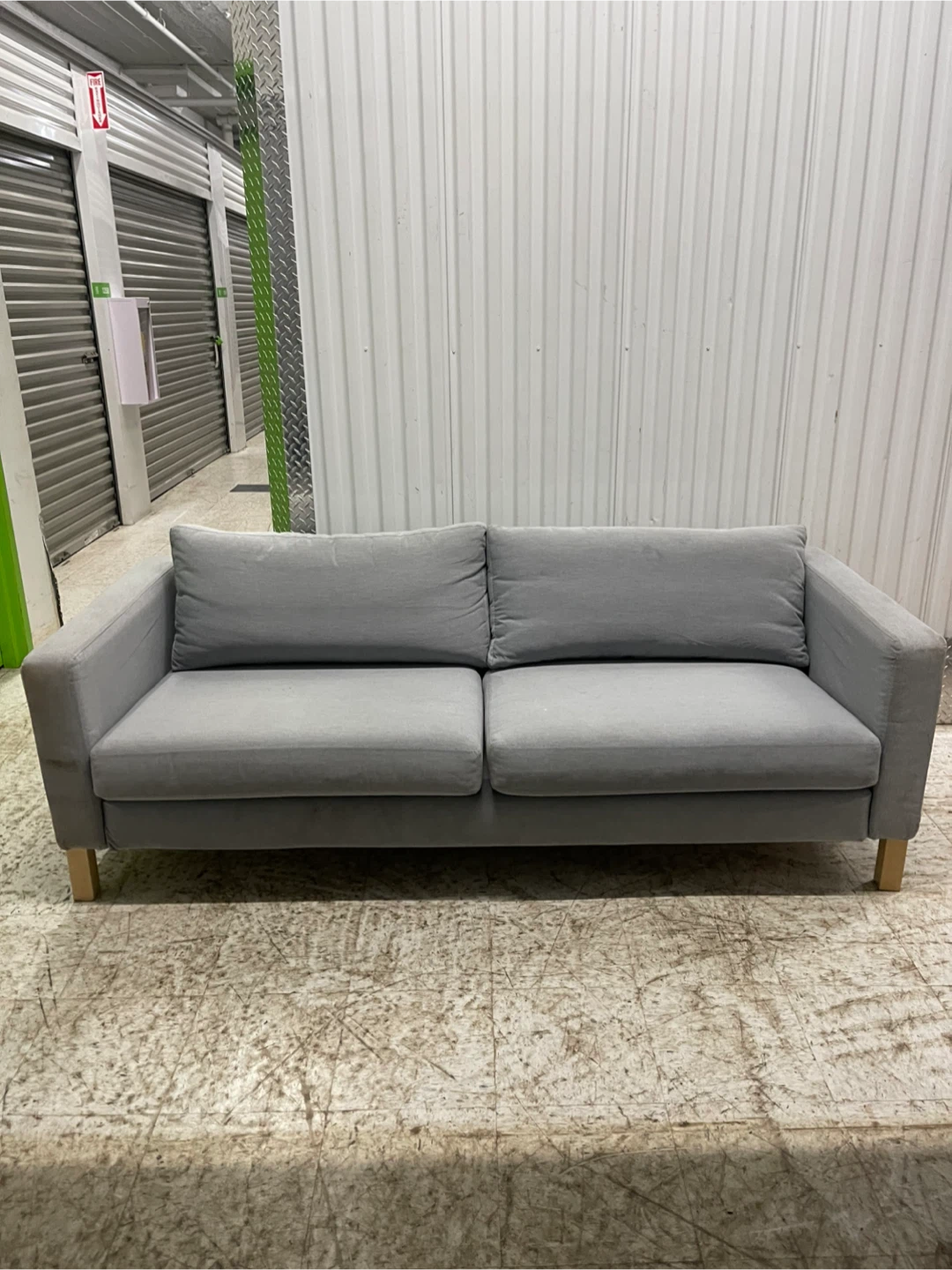 Grey Two-Seater Sofa with delivery