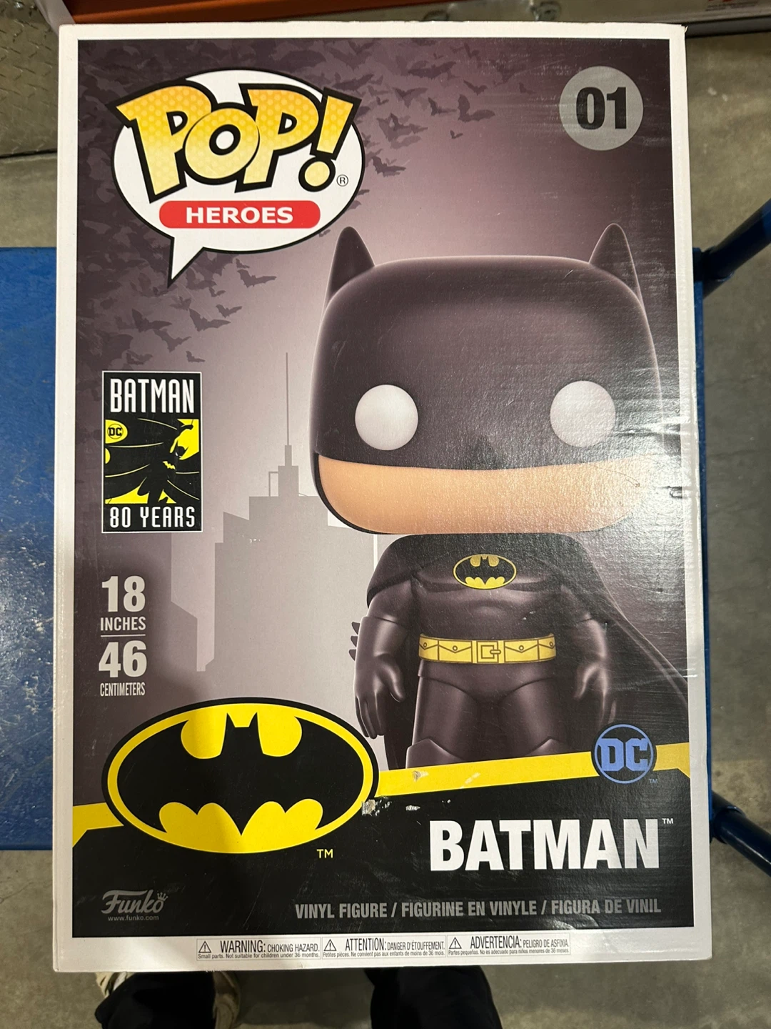 Funko Pop! Heroes DC 01 Batman 18" Vinyl Figure