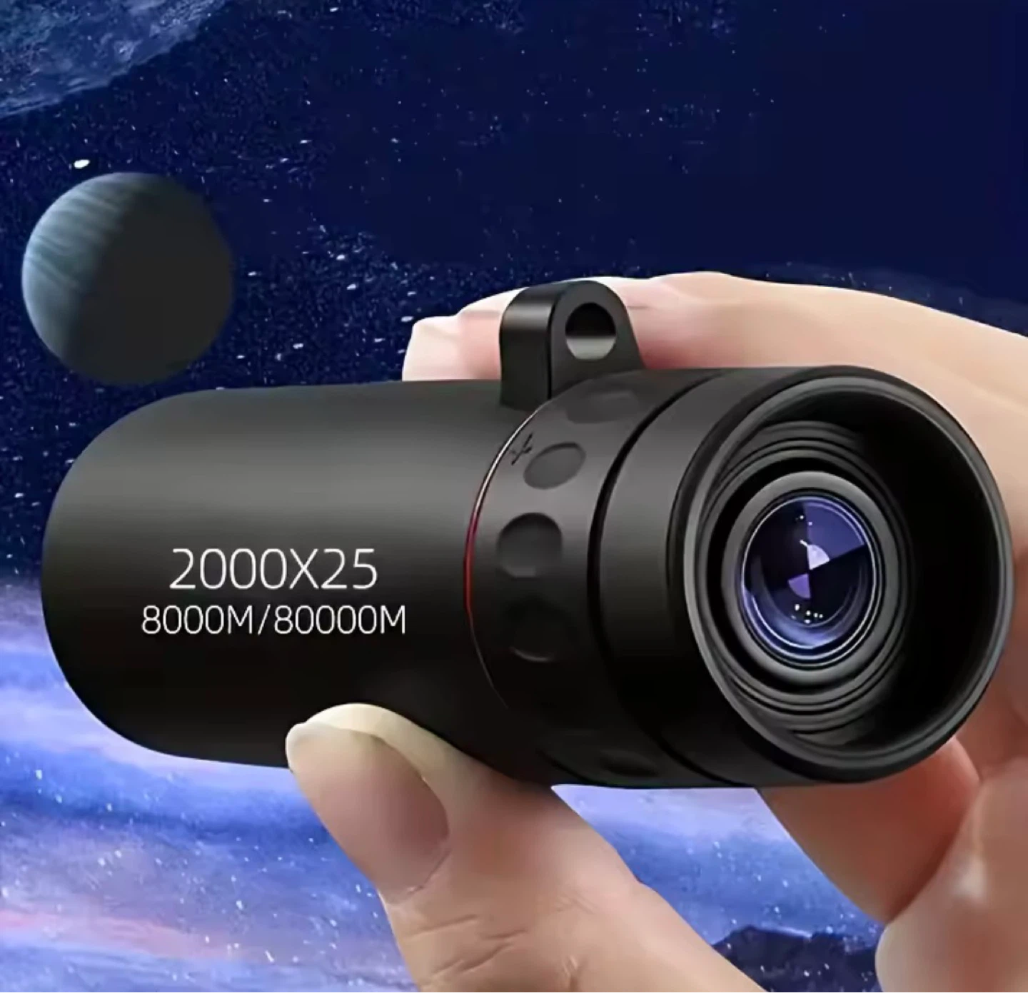 Black Monocular Telescope 8x Magnification - photo 5