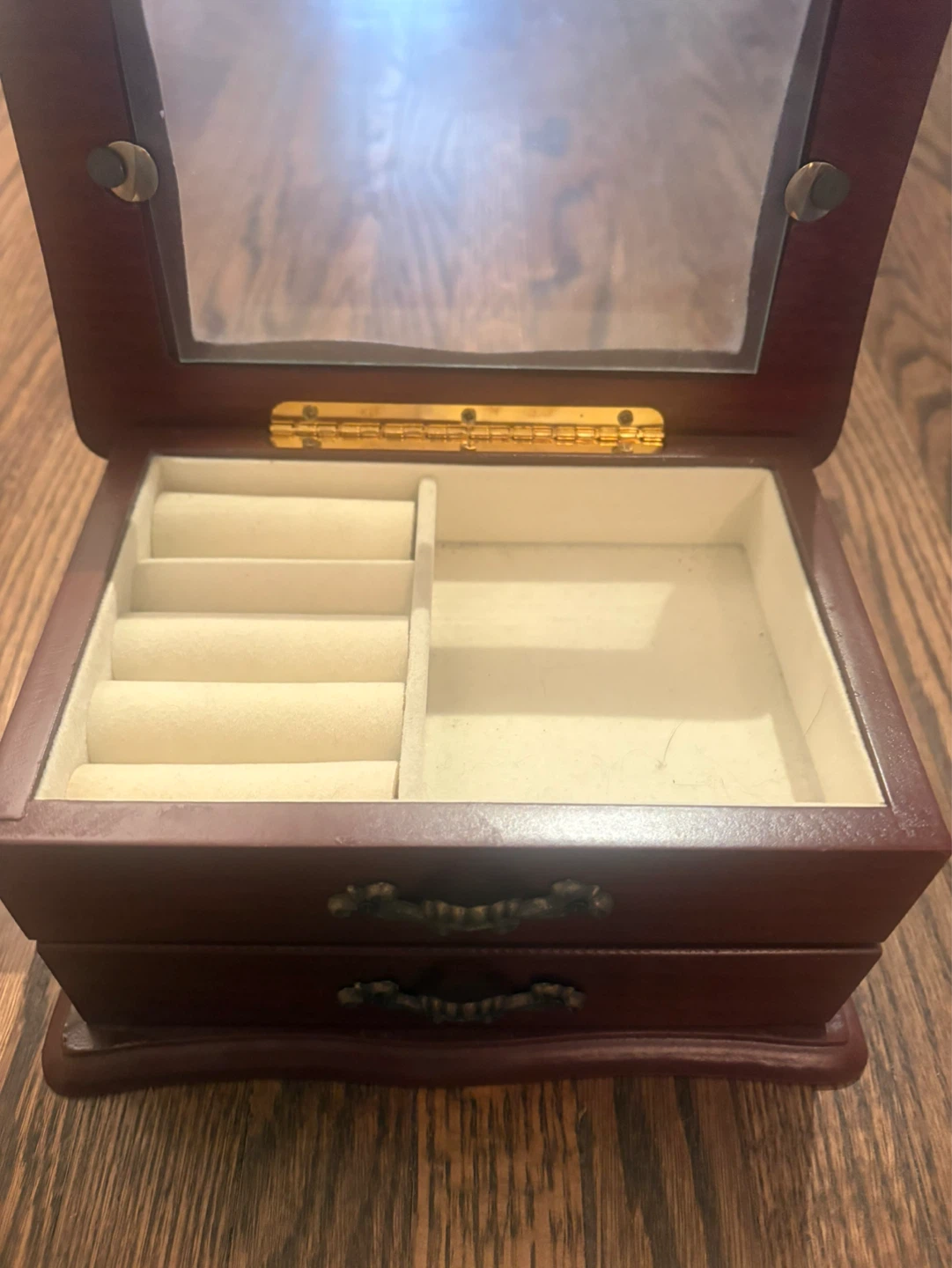 Vintage Wooden Jewellery Box