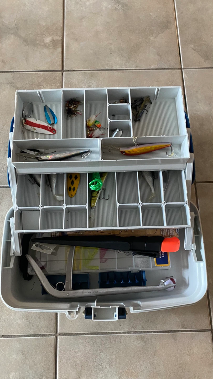 Plano Fishing Tackle Box with Assorted Lures - photo 2
