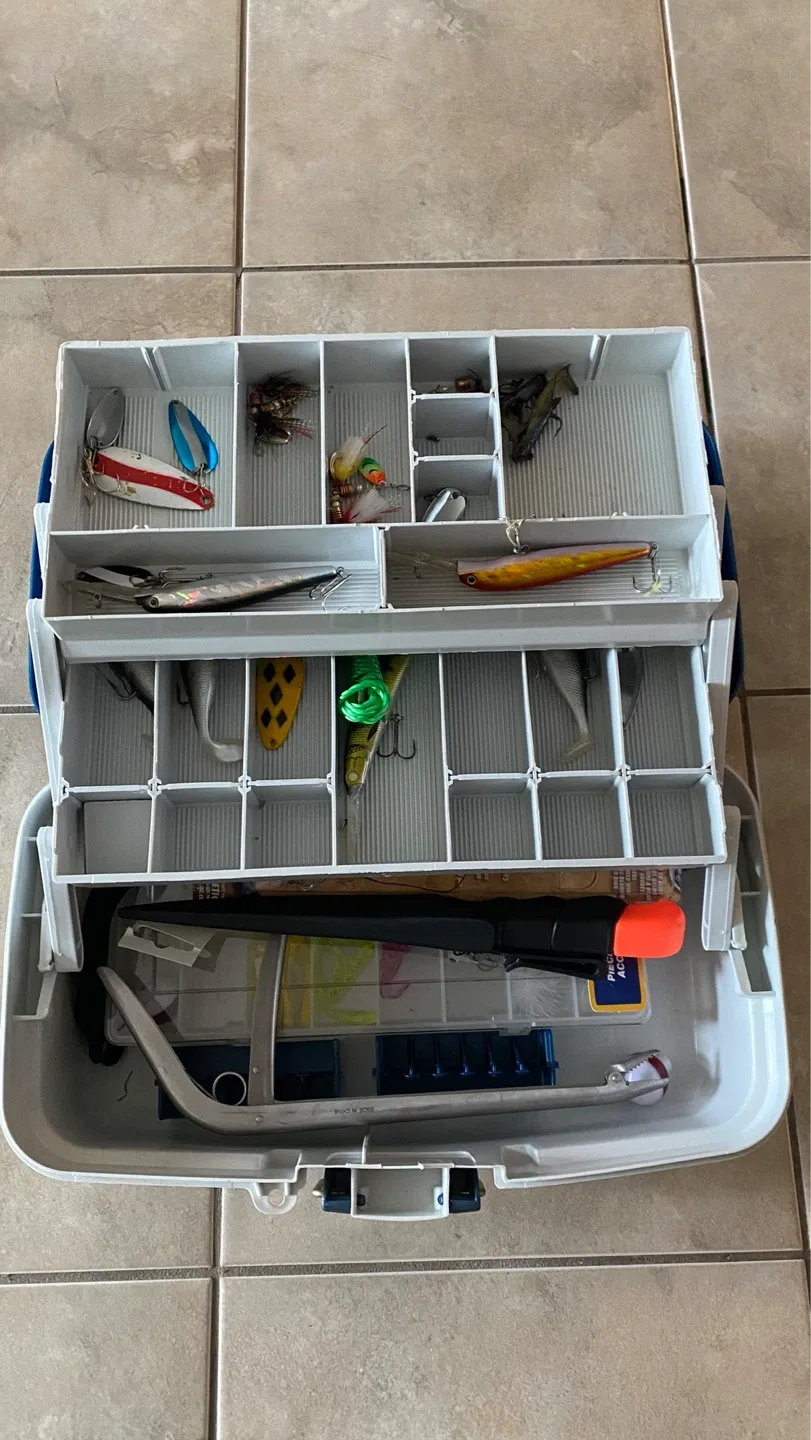 Plano Fishing Tackle Box with Assorted Lures - photo 2