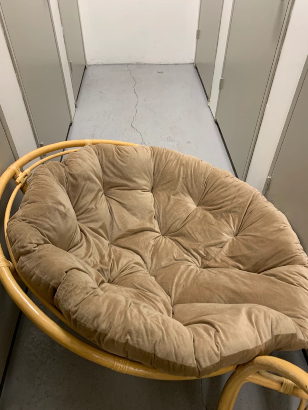 Tan Papasan Chair tan Cushion only