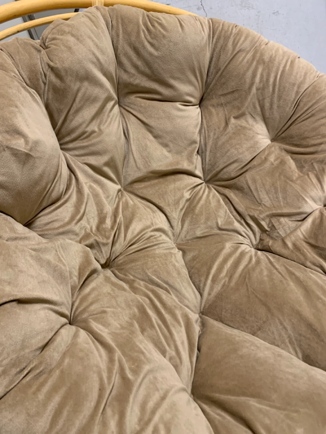 Tan Papasan Chair tan Cushion only - photo 2