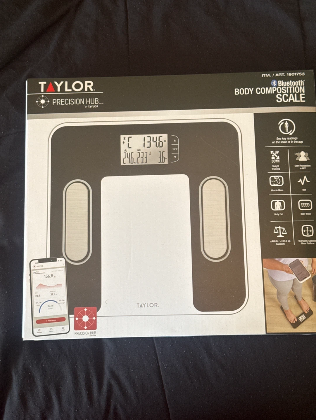 Taylor Bluetooth Body Composition Scale
