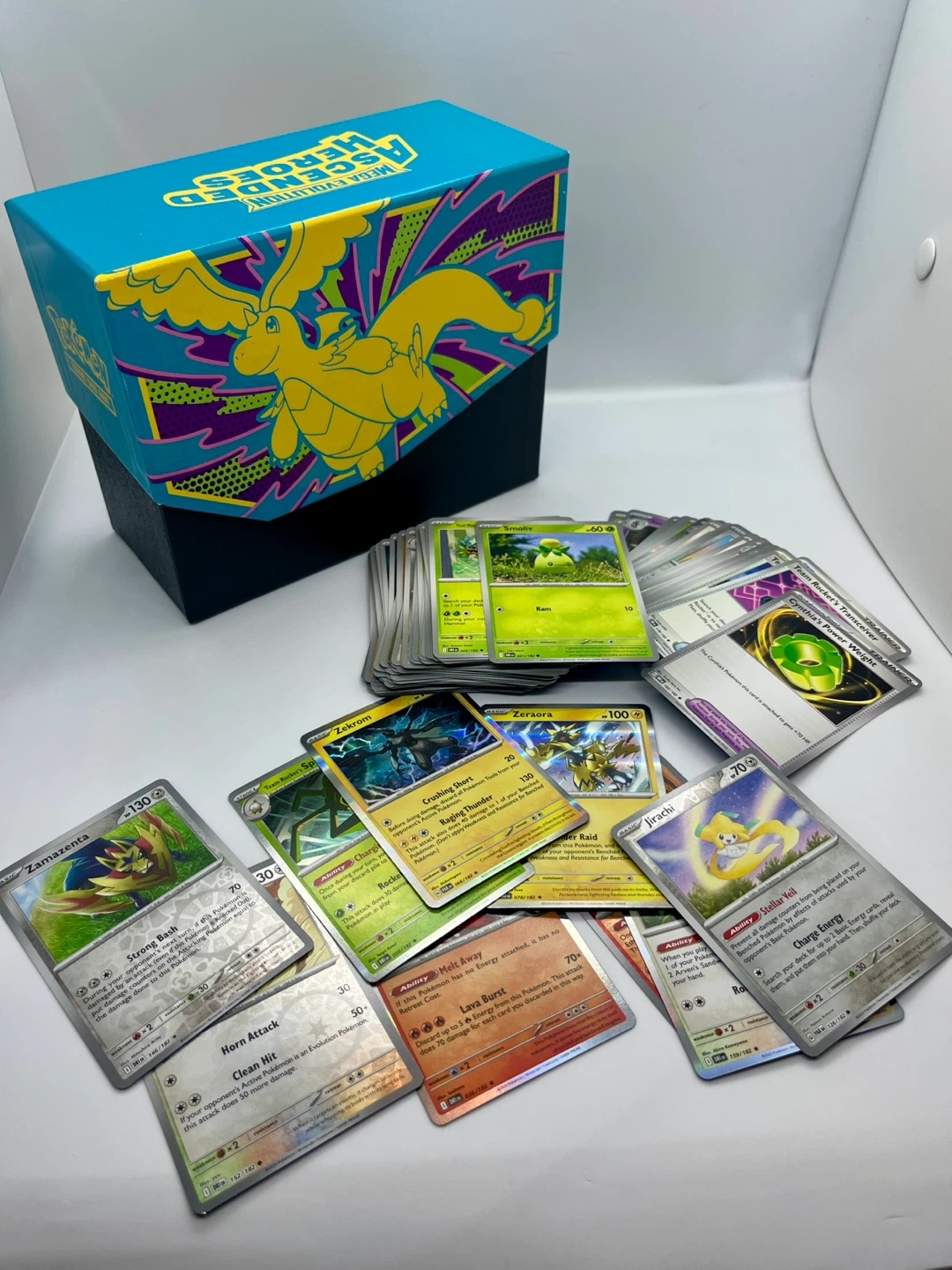 100 Pokemon Cards Lot With Holo & Reverse Holo