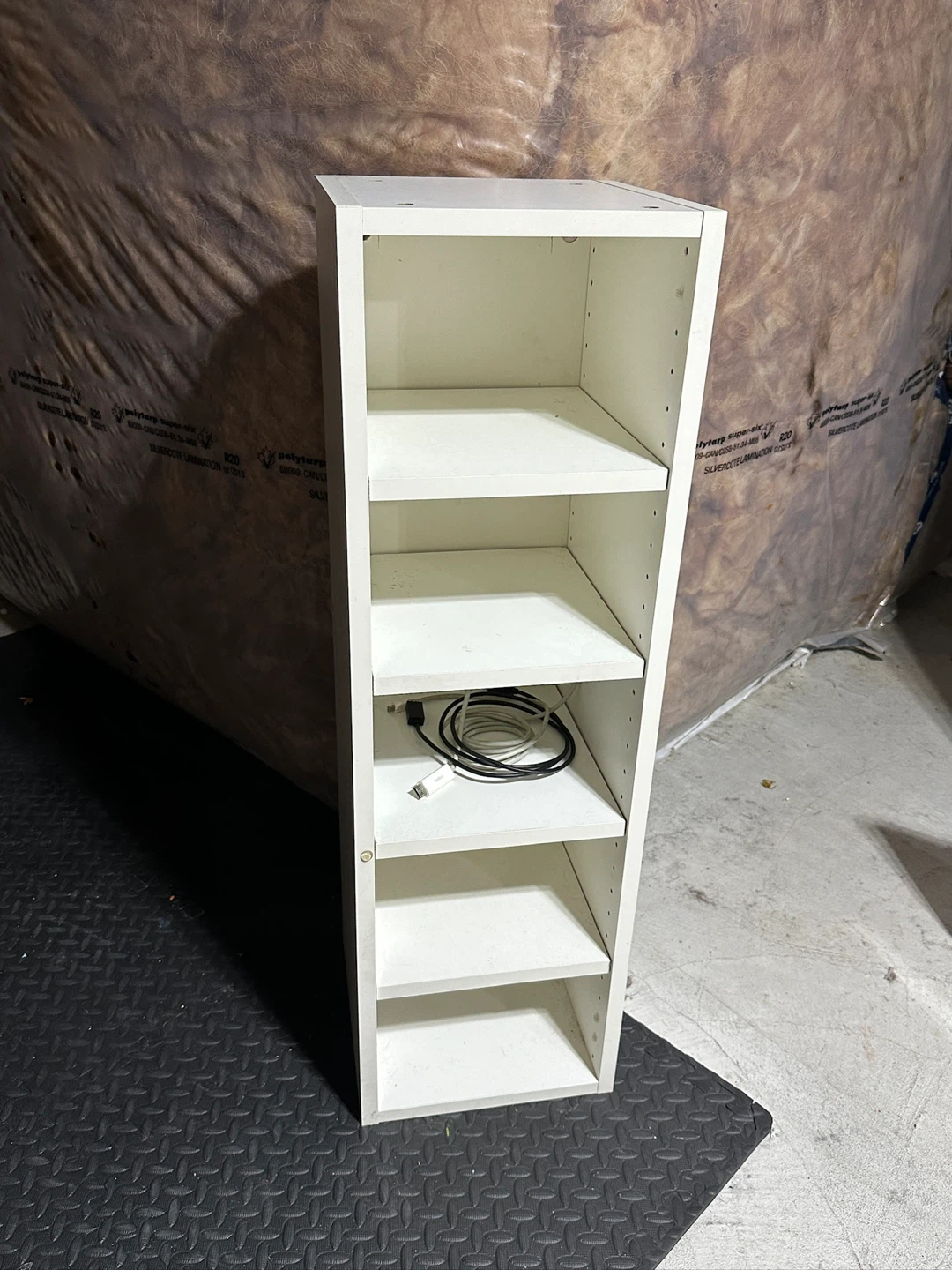 White 5-Shelf Bookcase