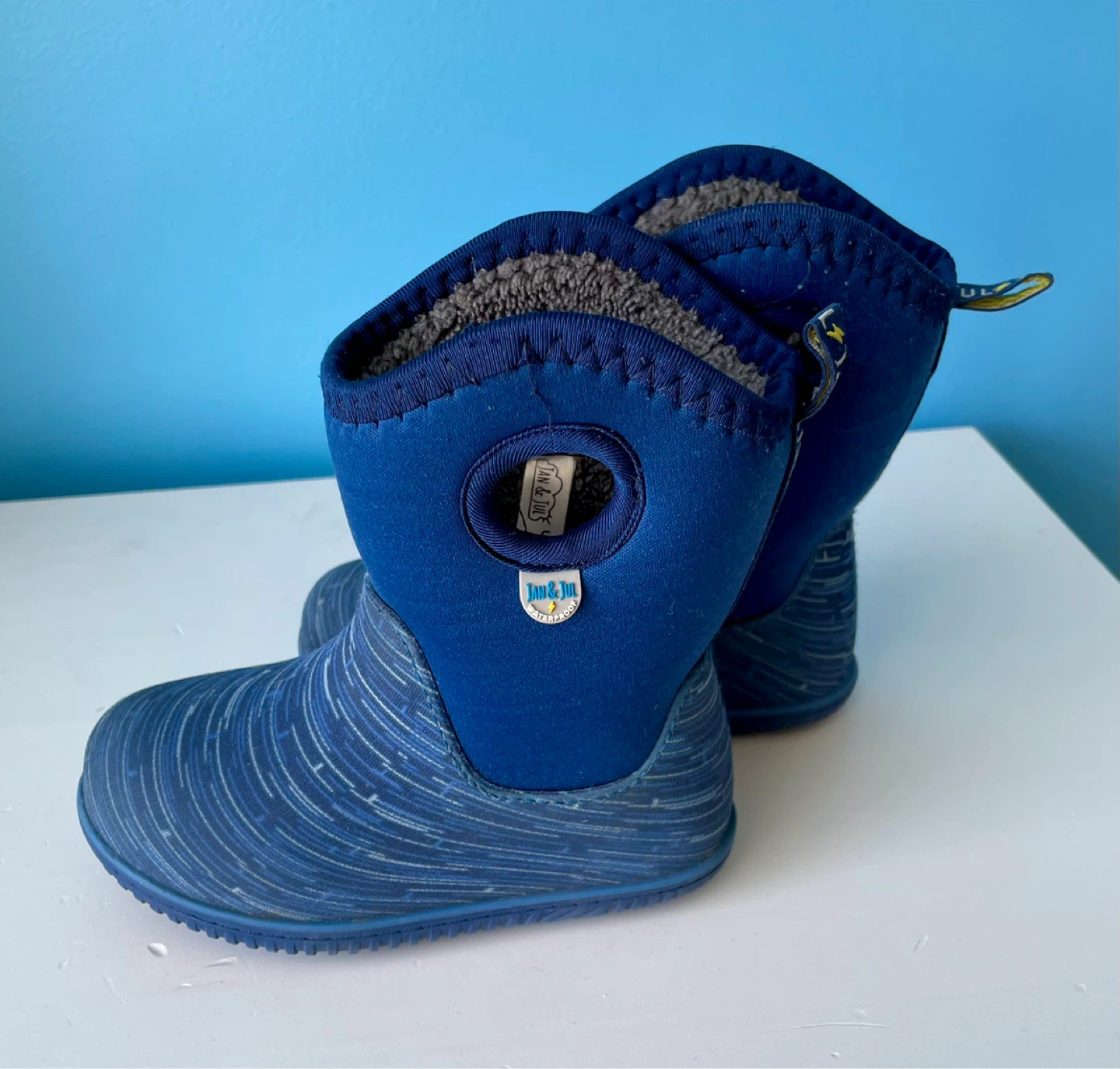 Jan & Jul Blue Winter Boots Size 8 - photo 2