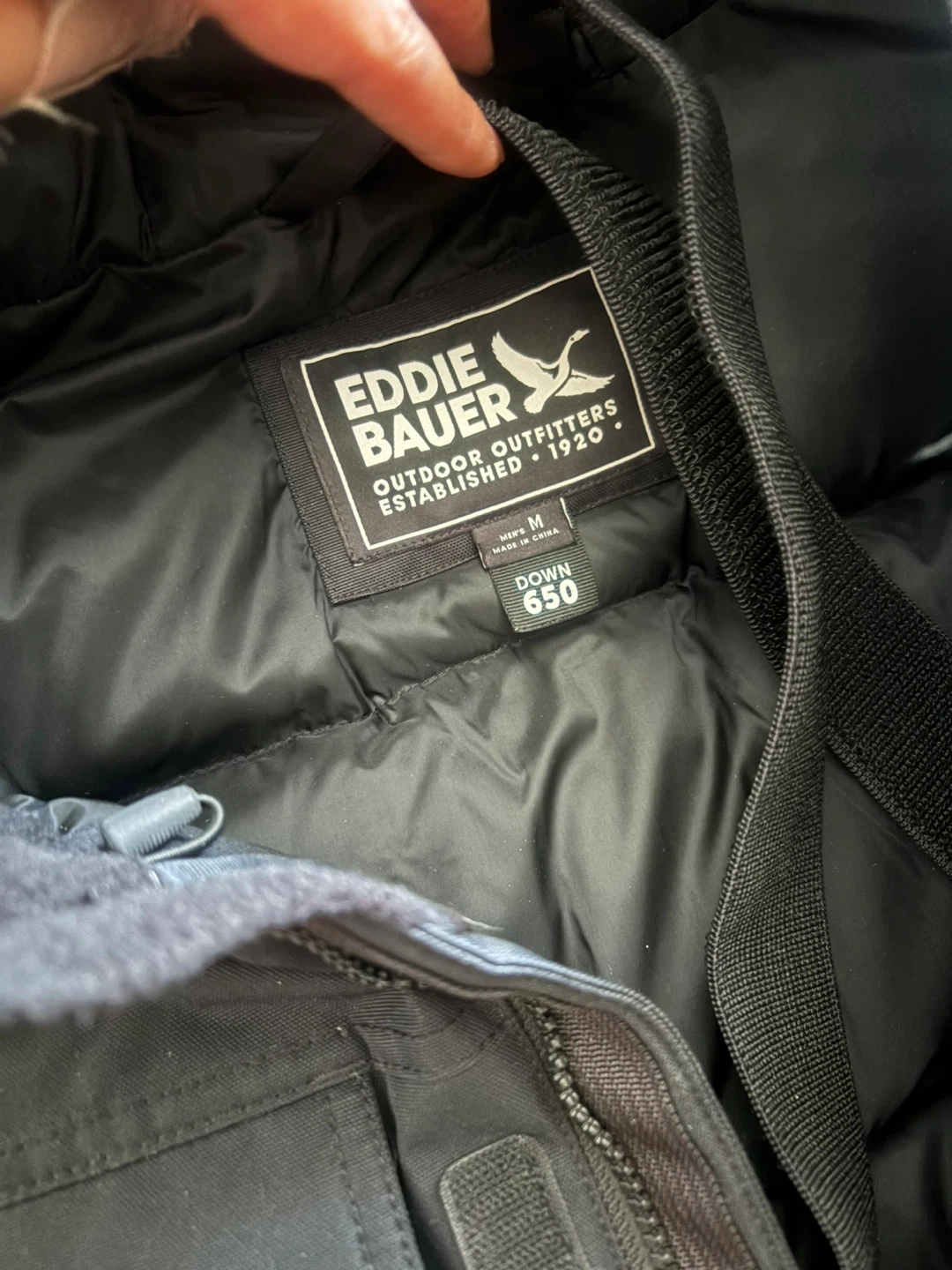 Eddie Bauer Down 650 Parka Jacket - Black - Size M - photo 5
