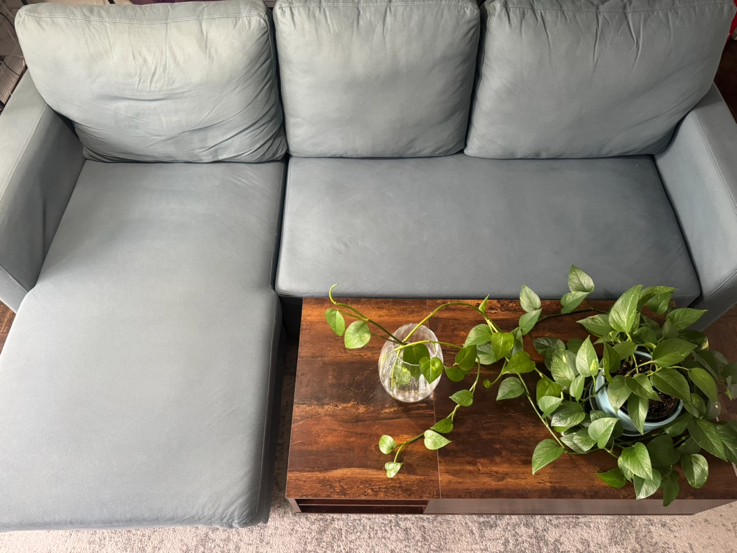 Grey Sectional Sofa - photo 3