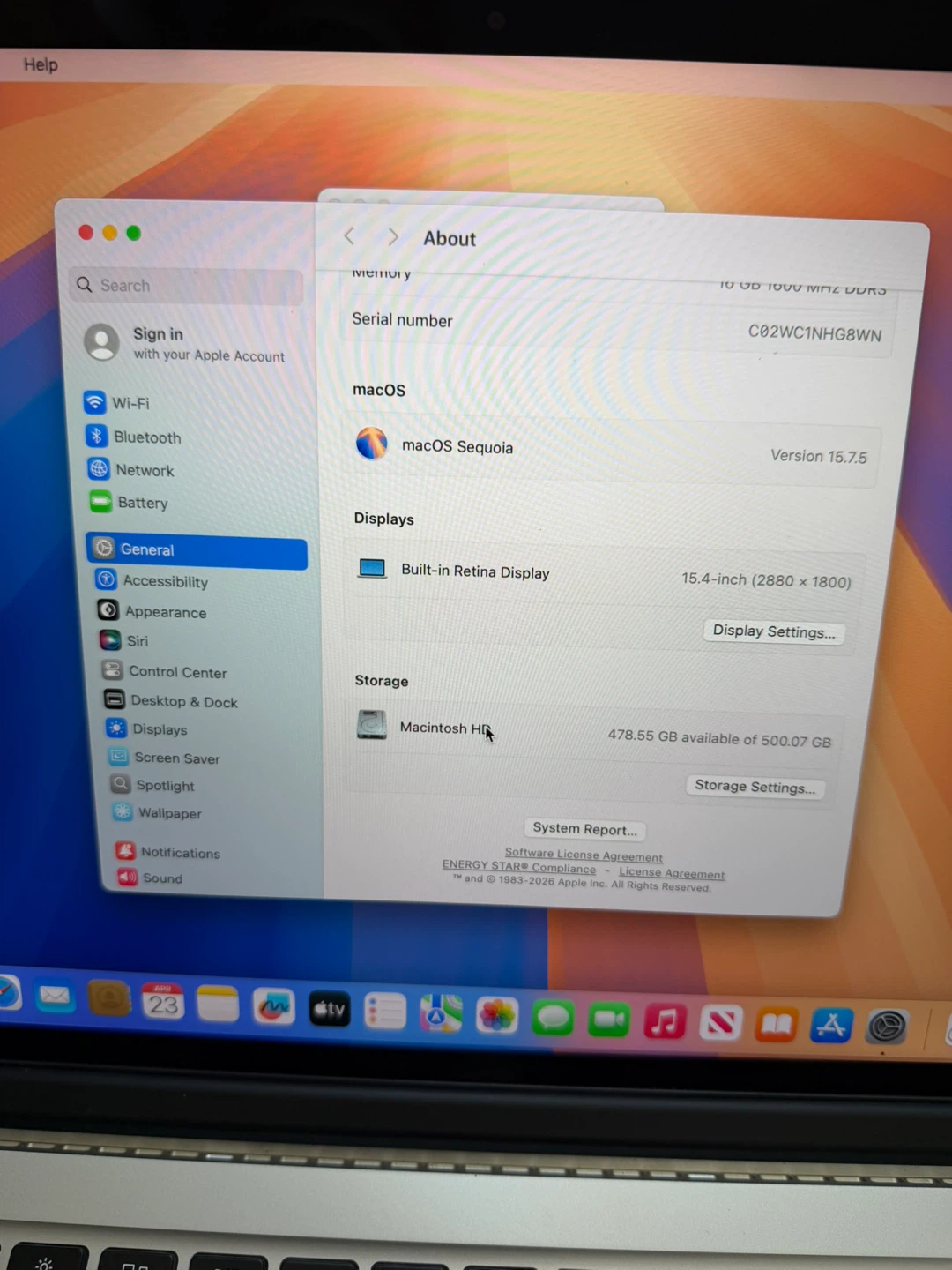 MacBook Pro 15” 2015/16GB RAM/512GB SSD/Low Battery Cycle - photo 3