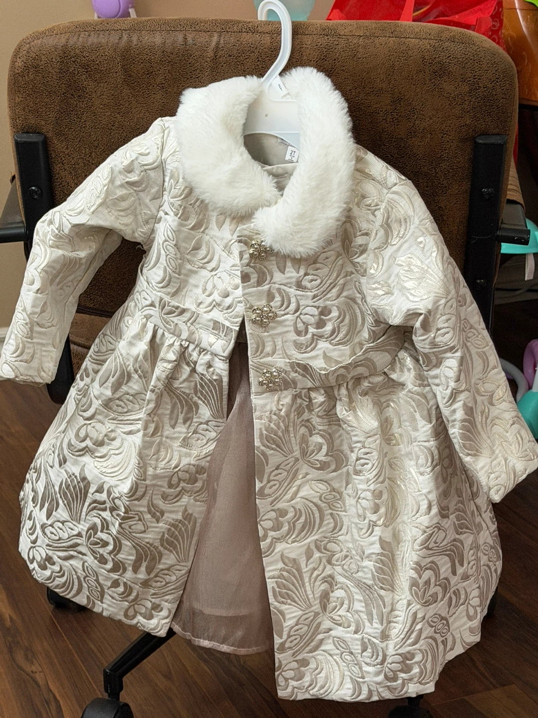 Blueberi & Co. Girls Dress with Matching Coat