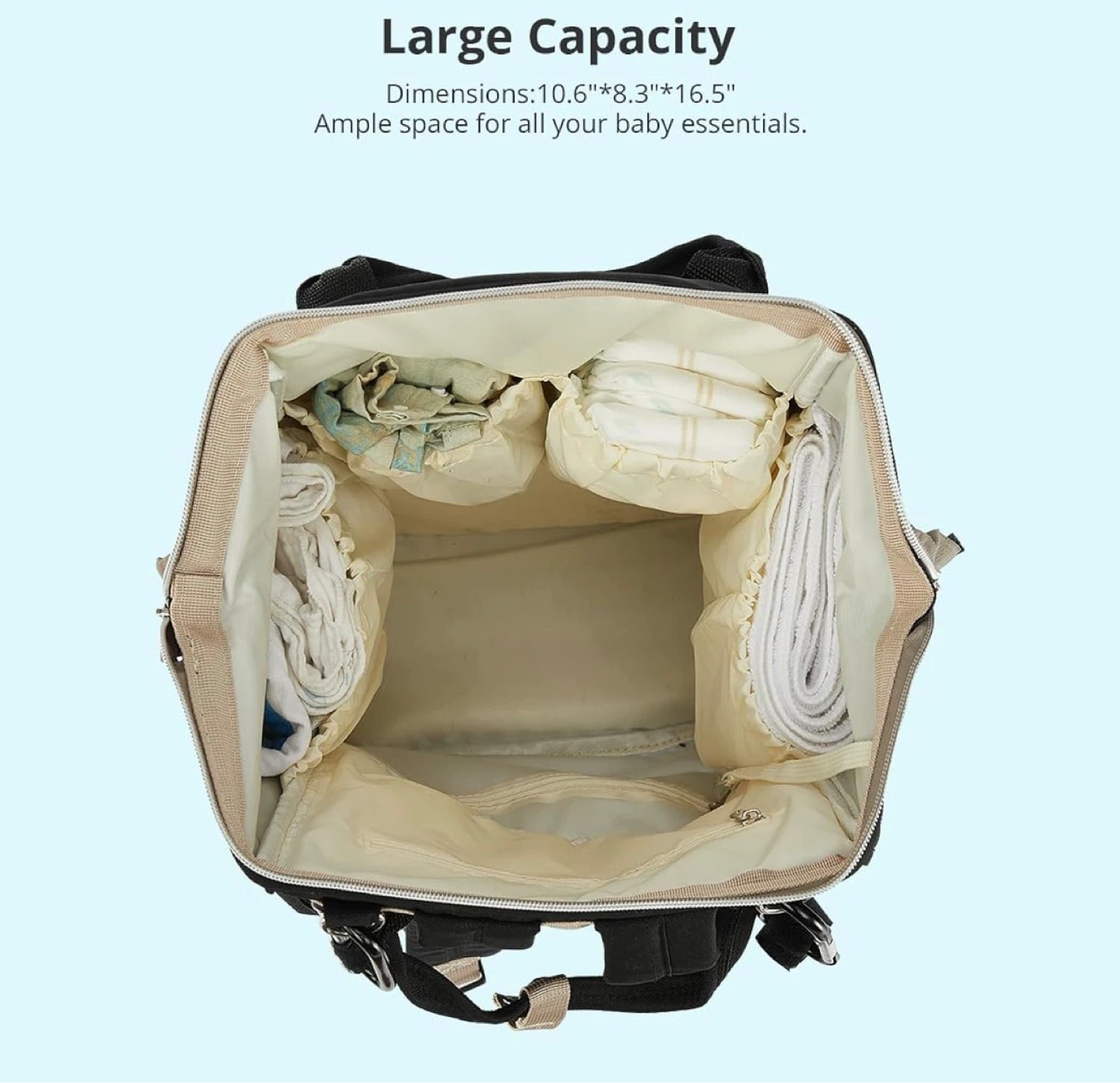 MUIFA Diaper Backpack - Blue - photo 2