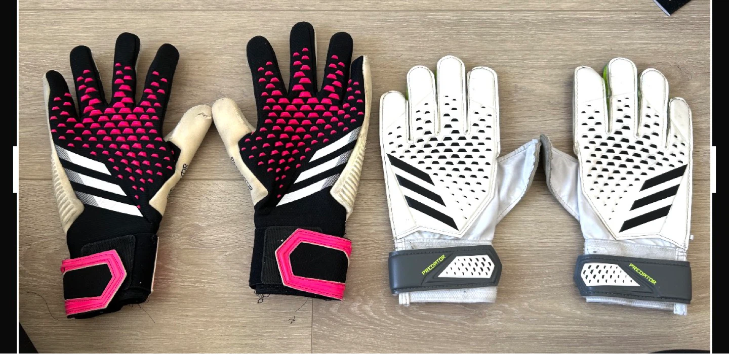 Two Pairs of Adidas Predator  Goalkeeper Gloves