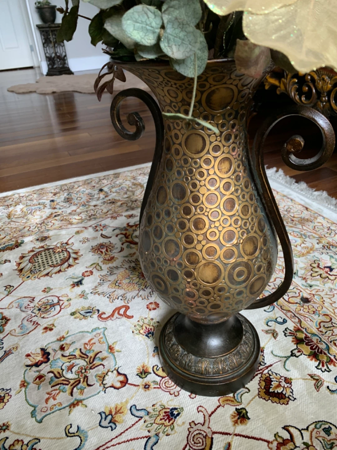 Decorative Vase with Artificial Flowers - photo 2