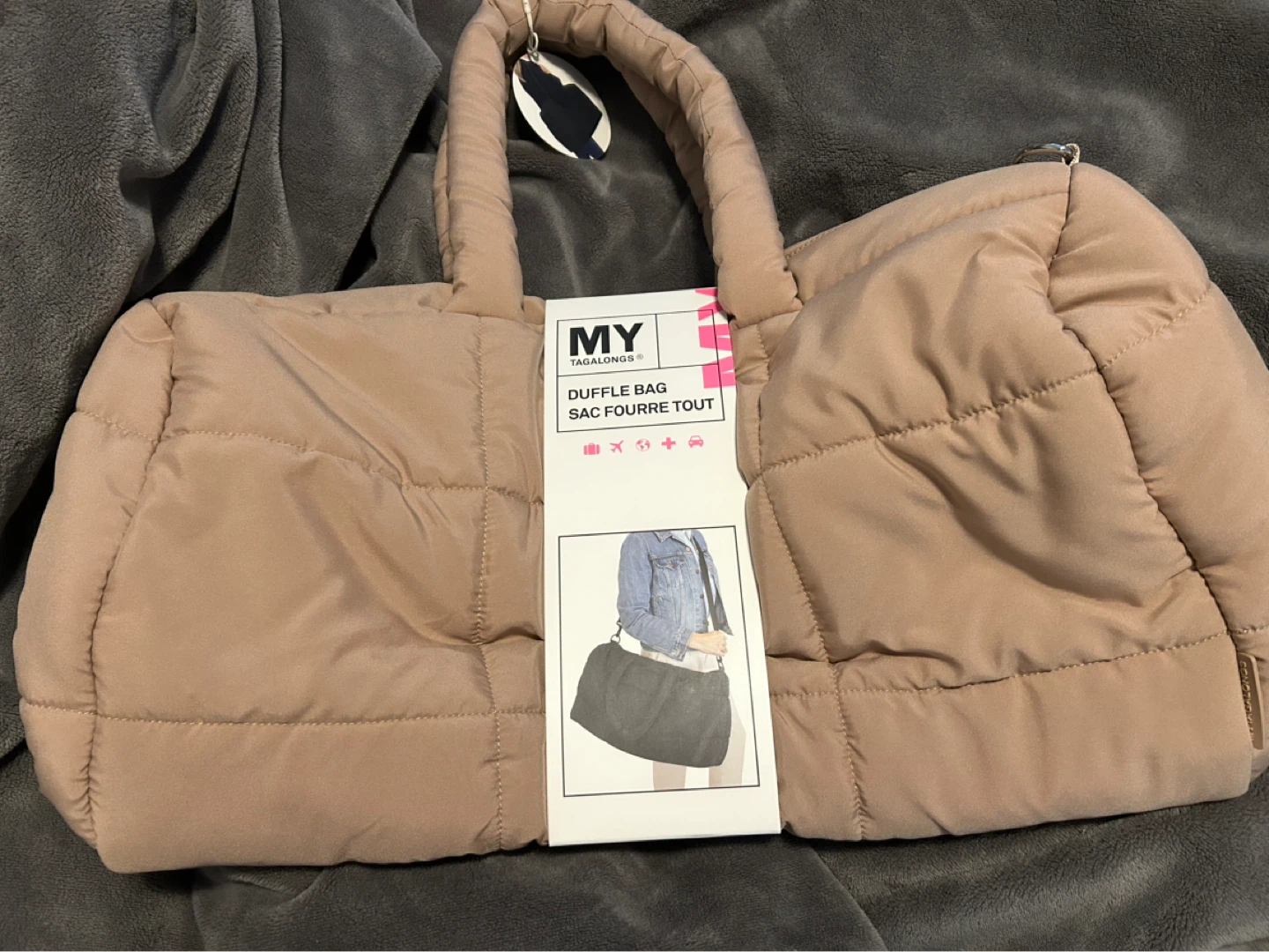 MY TAGALONGS Puffer Duffle Bag 🌱