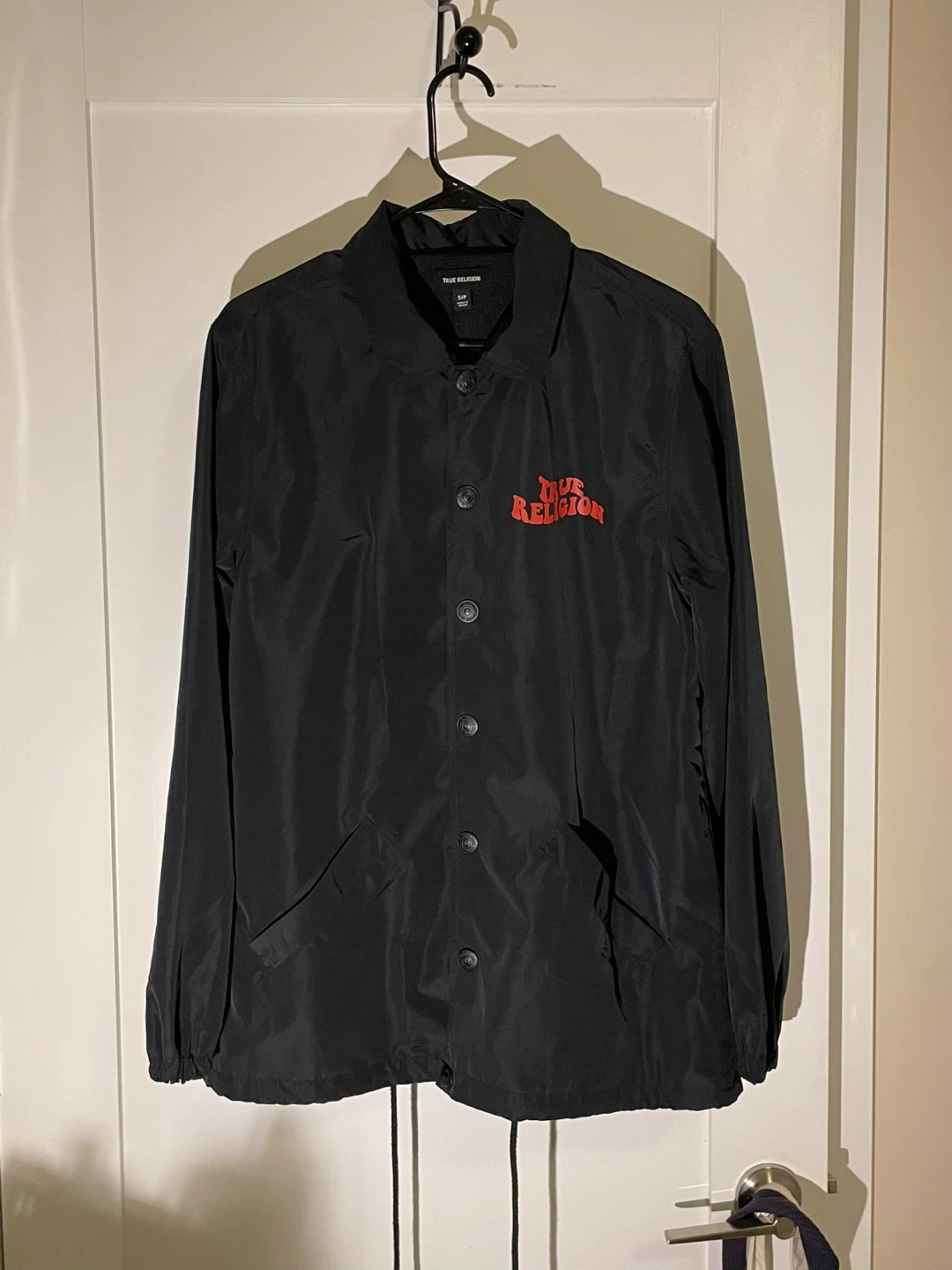 True Religion Black Coach Jacket S/P