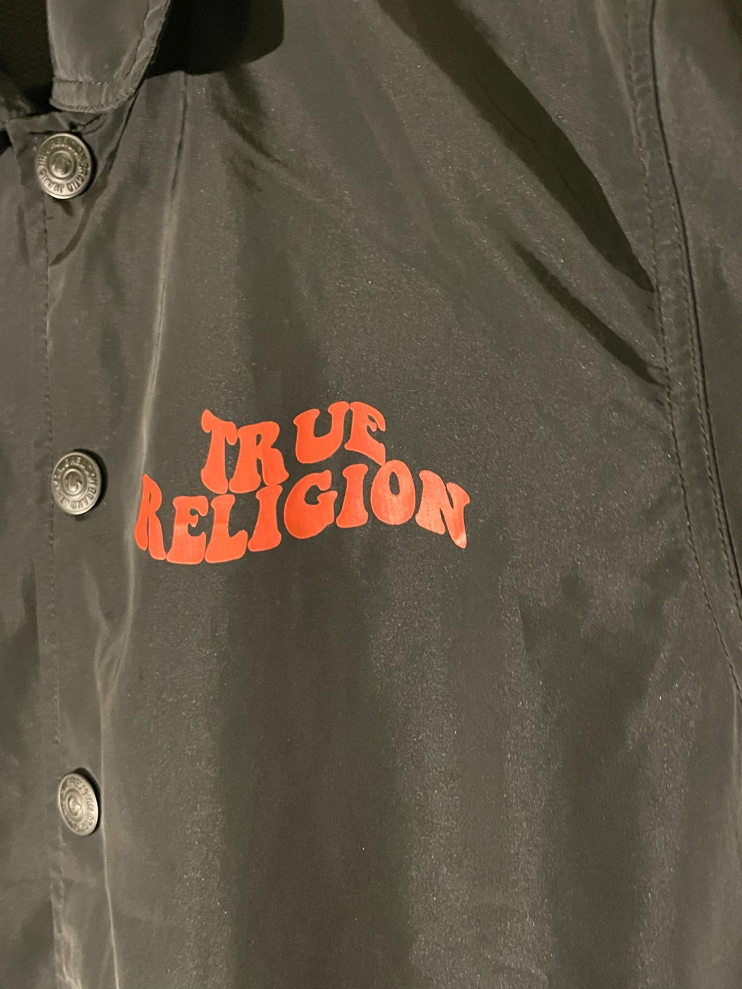 True Religion Black Coach Jacket S/P - photo 3