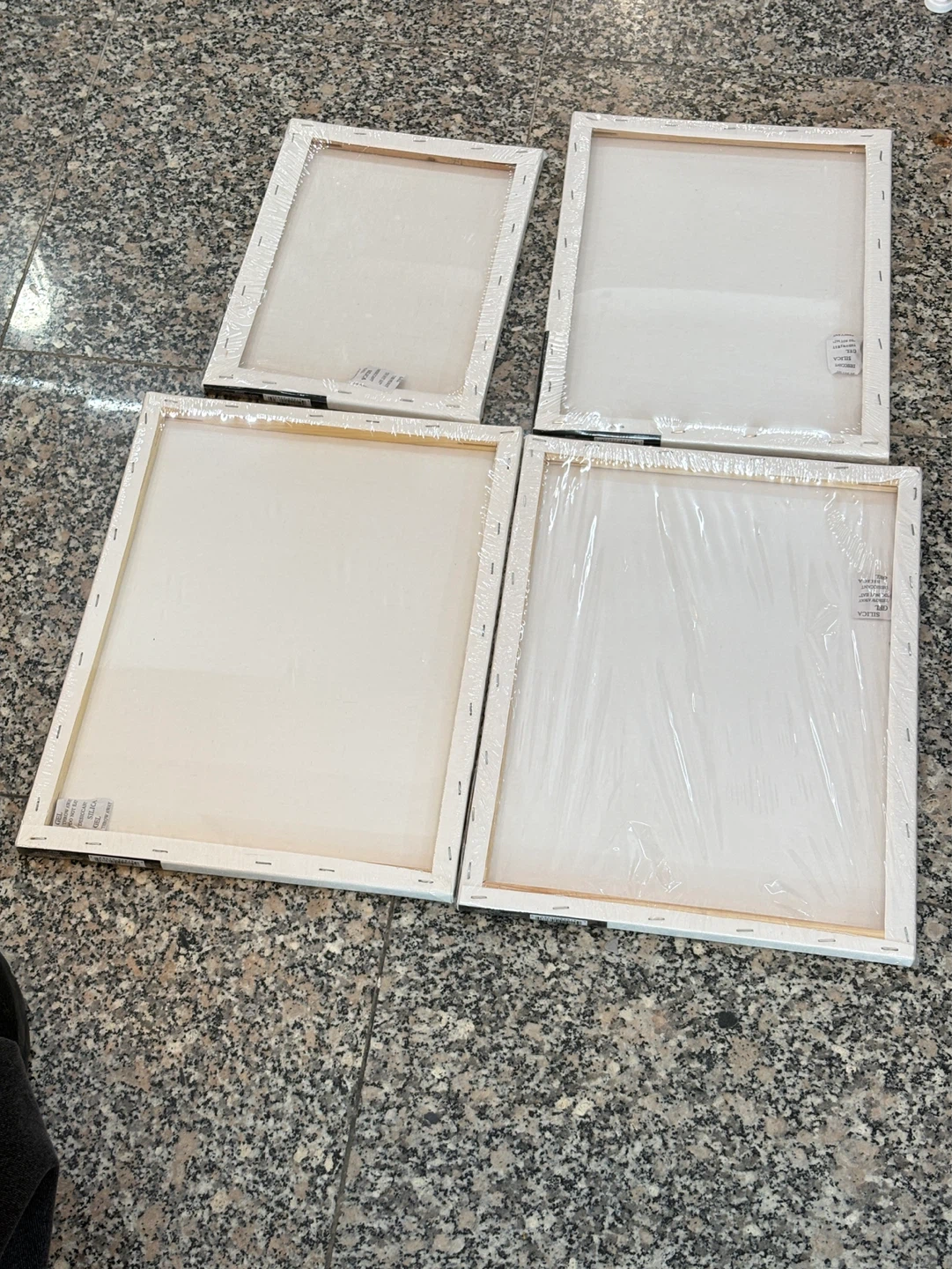 4 x Blank Stretched Canvases for Painting - photo 2