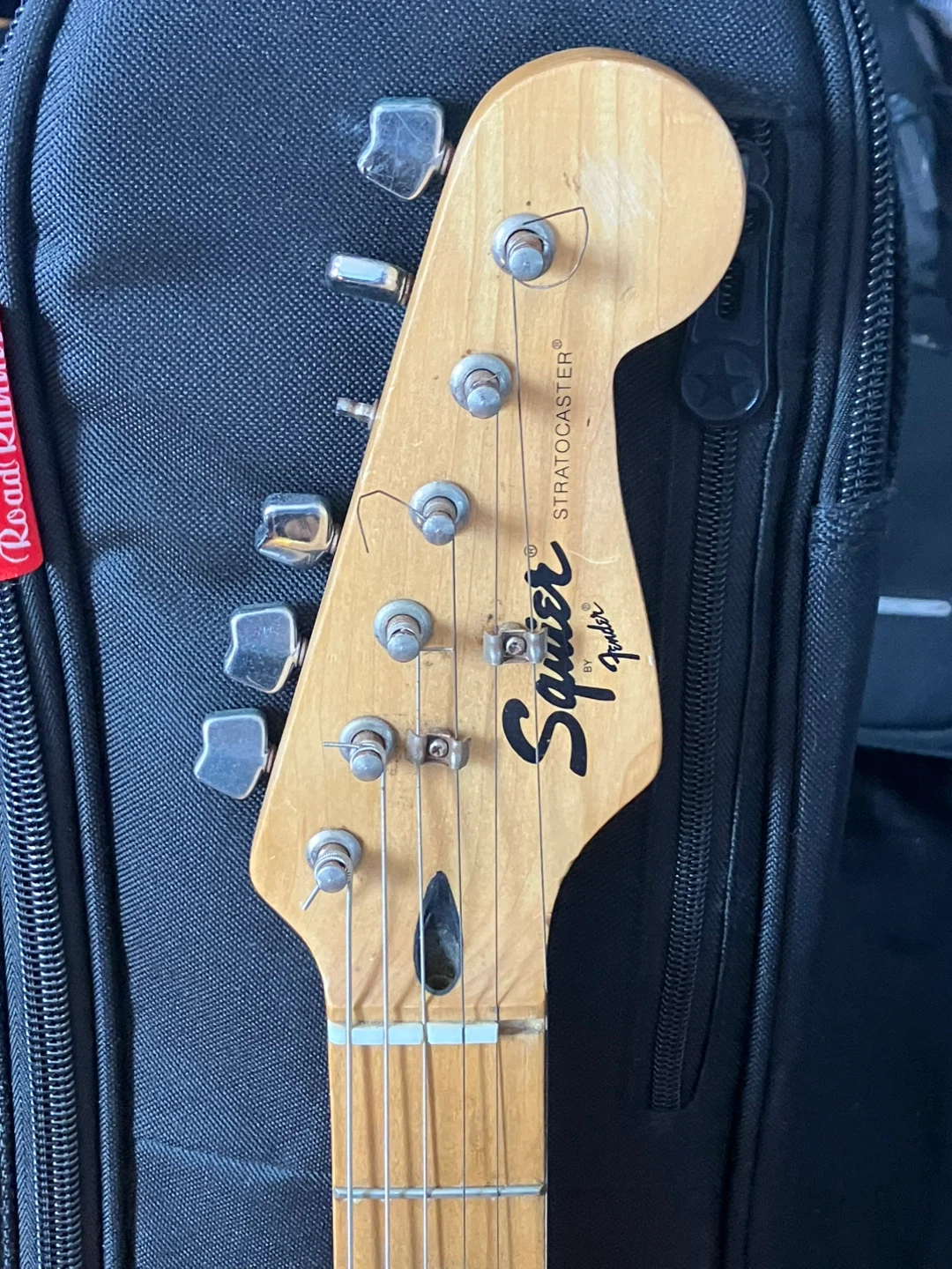 Squier Stratocaster Electric Guitar - Black - photo 5