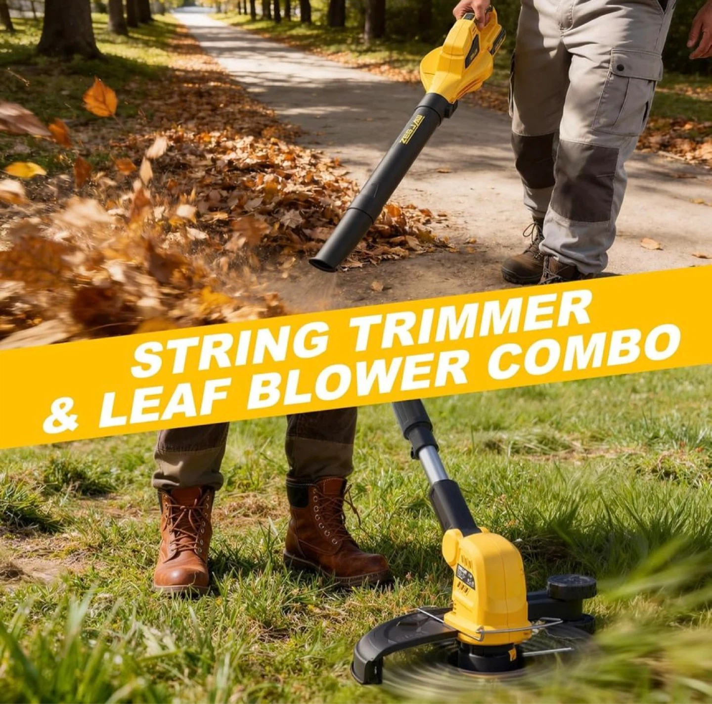 2-in-1 String Trimmer & Leaf Blower Combo - photo 2