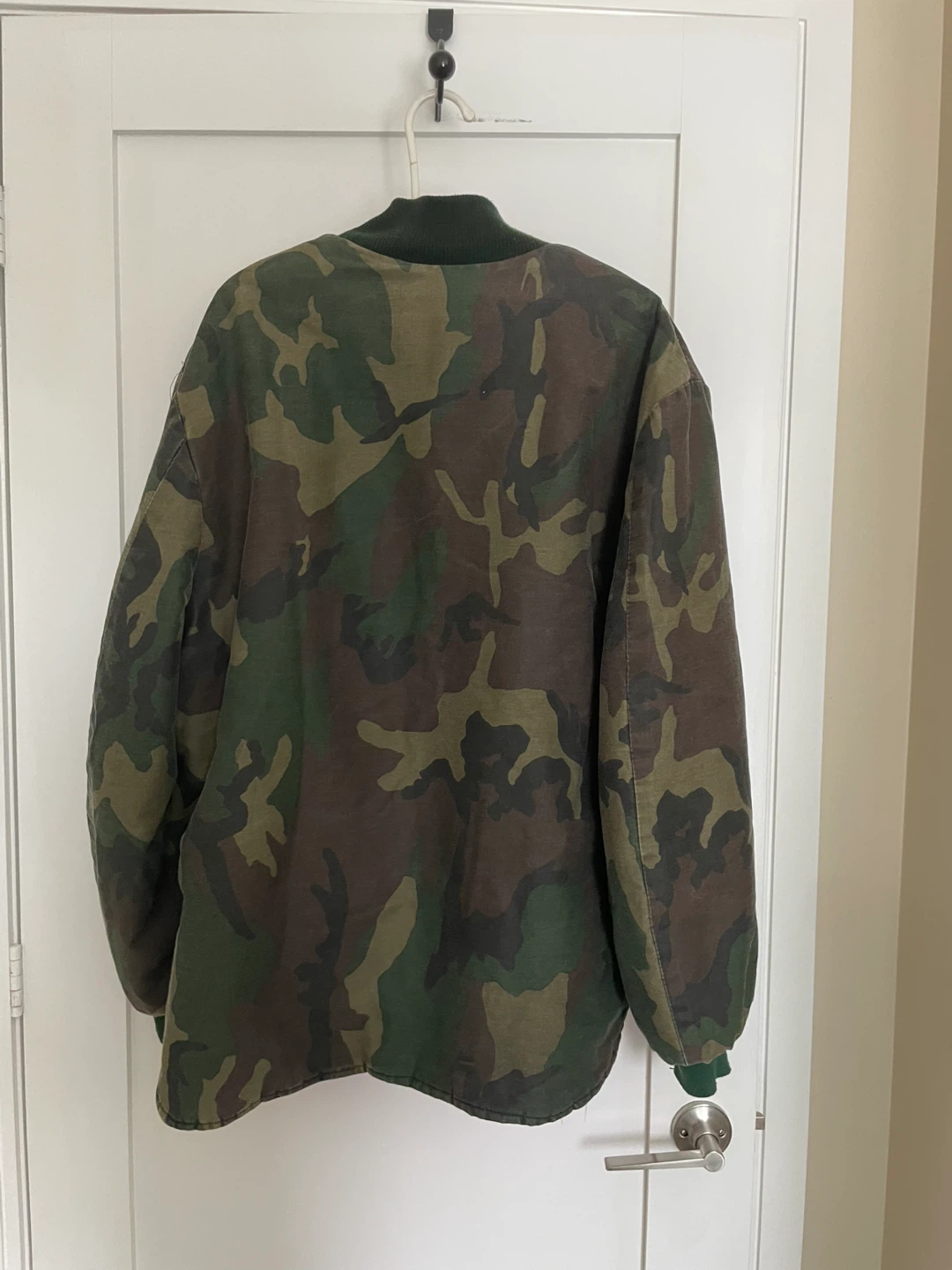 Vintage Camouflage Bomber Jacket - photo 2