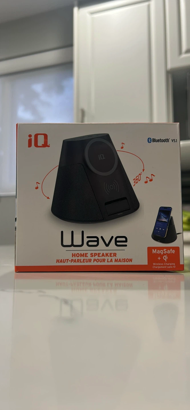 Iq wave speaker and MagSafe charger