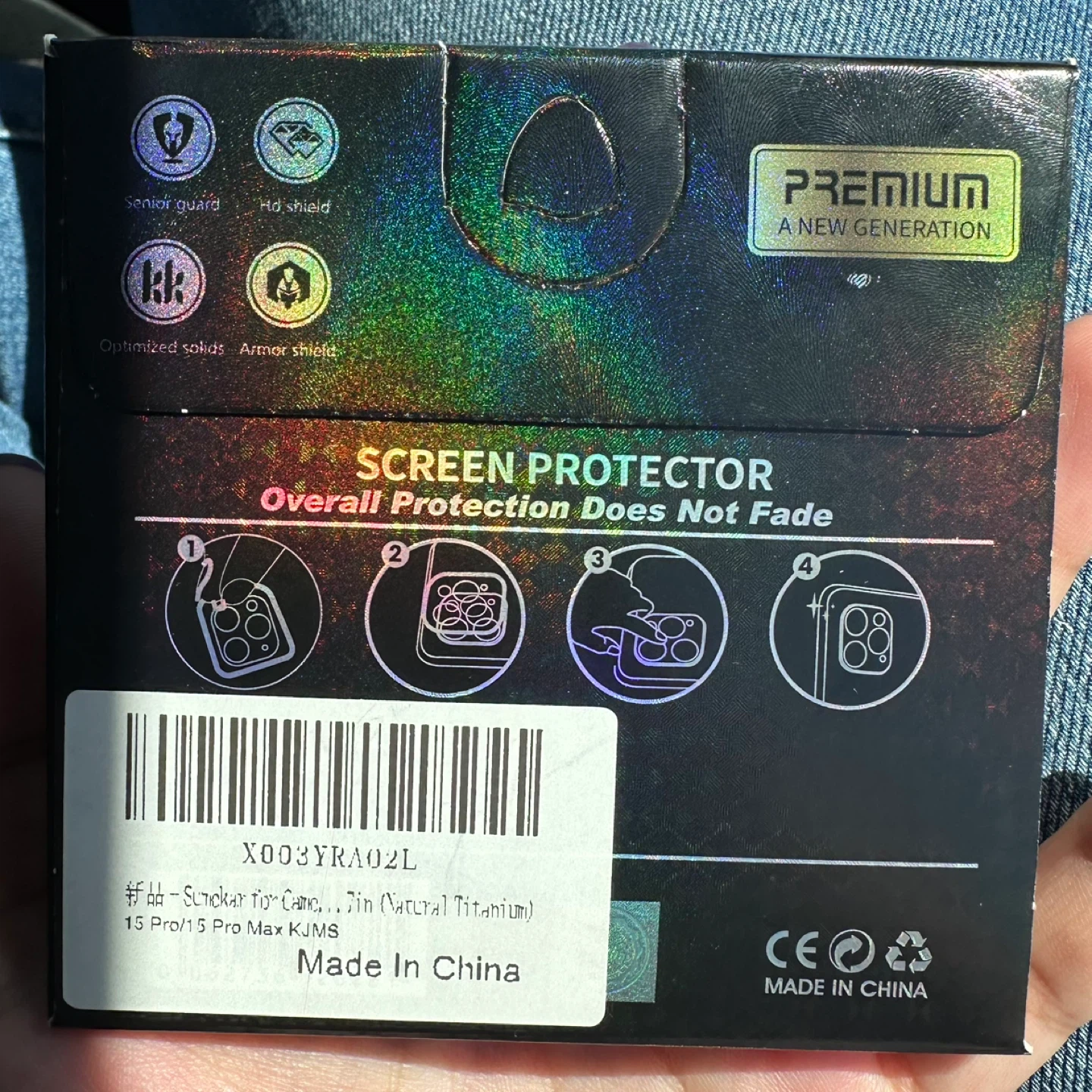 Unipha Lens Shield for iPhone 15 Pro/Pro Max - photo 2