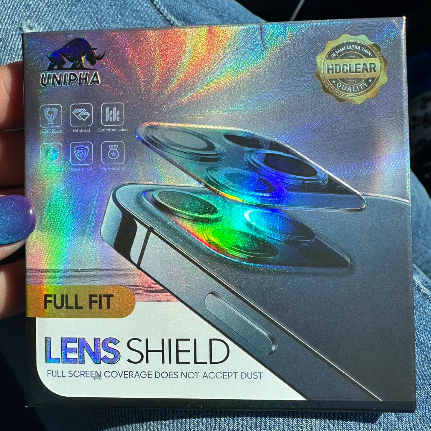 Unipha Lens Shield for iPhone 15 Pro/Pro Max