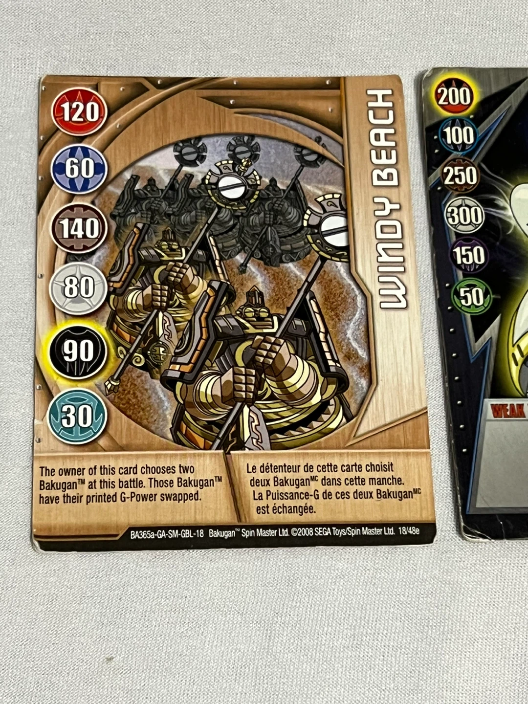 4 Bakugan Cards - photo 2
