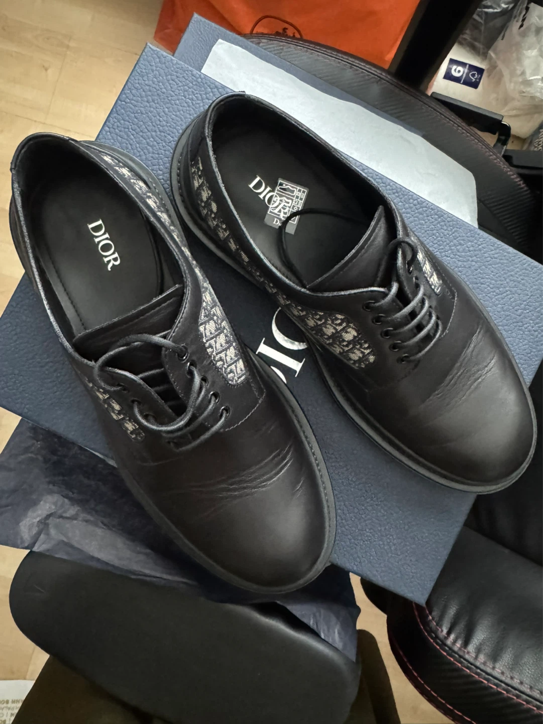 Dior Derby Shoes Leather Dior Oblique - photo 4
