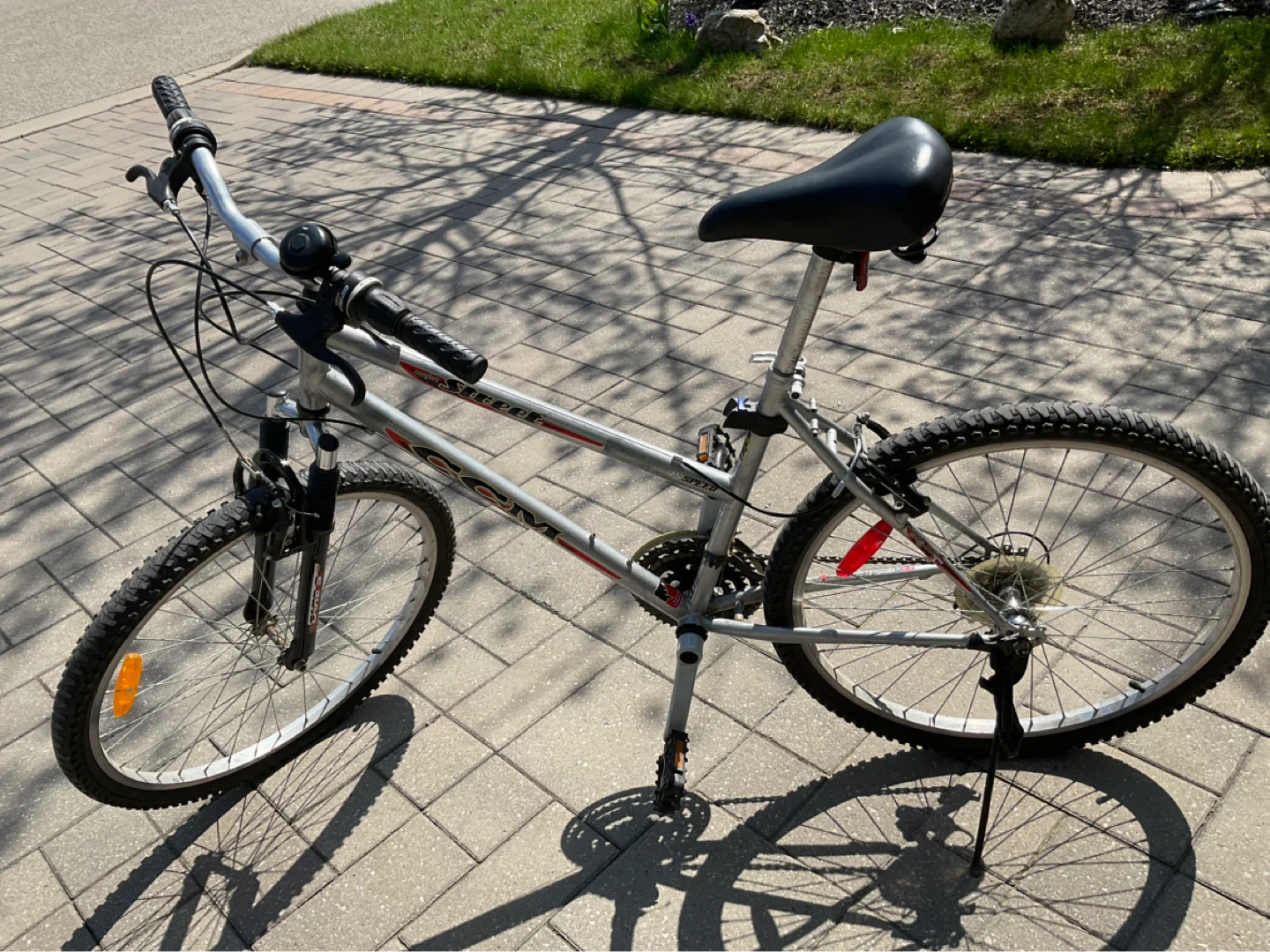 Silver CCM Road Bike