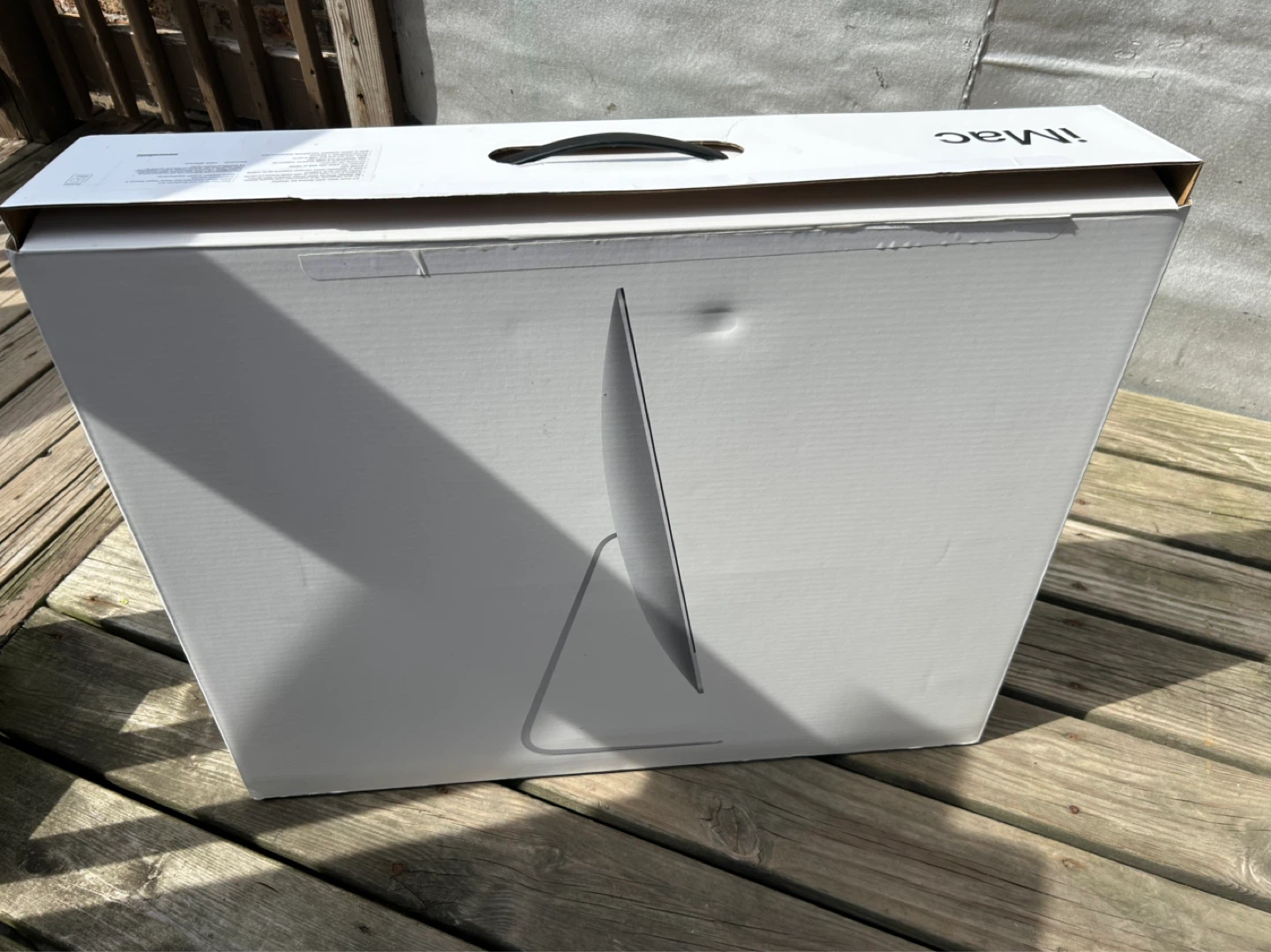 Apple 27-inch iMac with Retina 5K Display empty box - photo 4