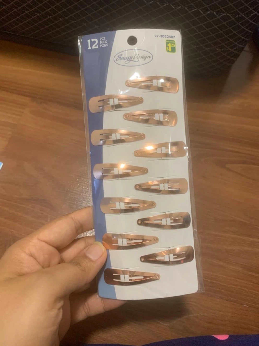 🌱Sassy Design Rose Gold Hair Clips (12 Pack)