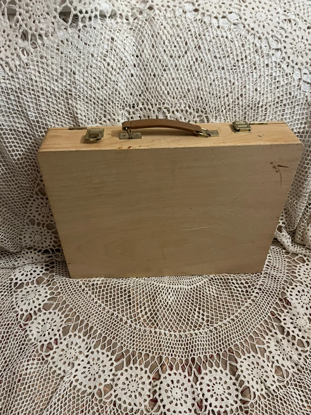 Wooden Art Supply Box/Case