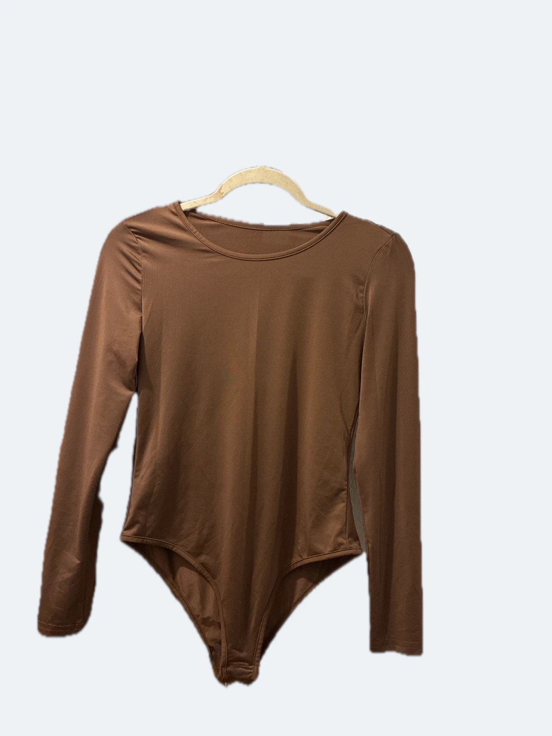 Brown Long Sleeve Bodysuit