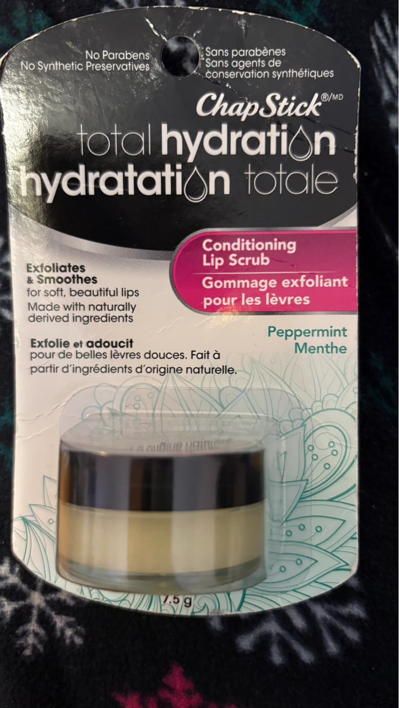 ChapStick Total Hydration Peppermint Lip Scrub 7.5g