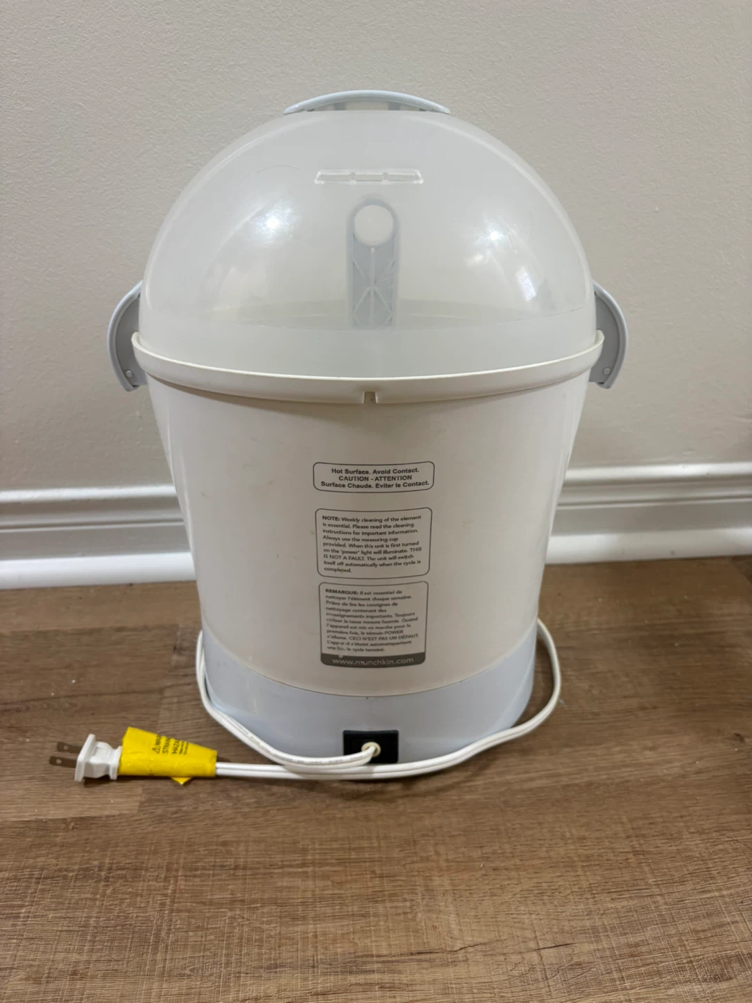 Munchkin Electric Steam Baby Bottle Sterilizer - photo 4