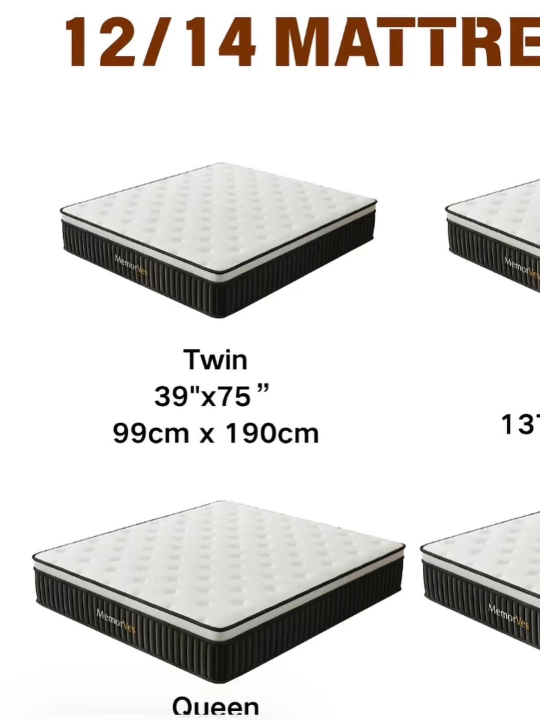 Westen Hybrid Memory Foam Mattress - 12/14 Inch Thickness - photo 2