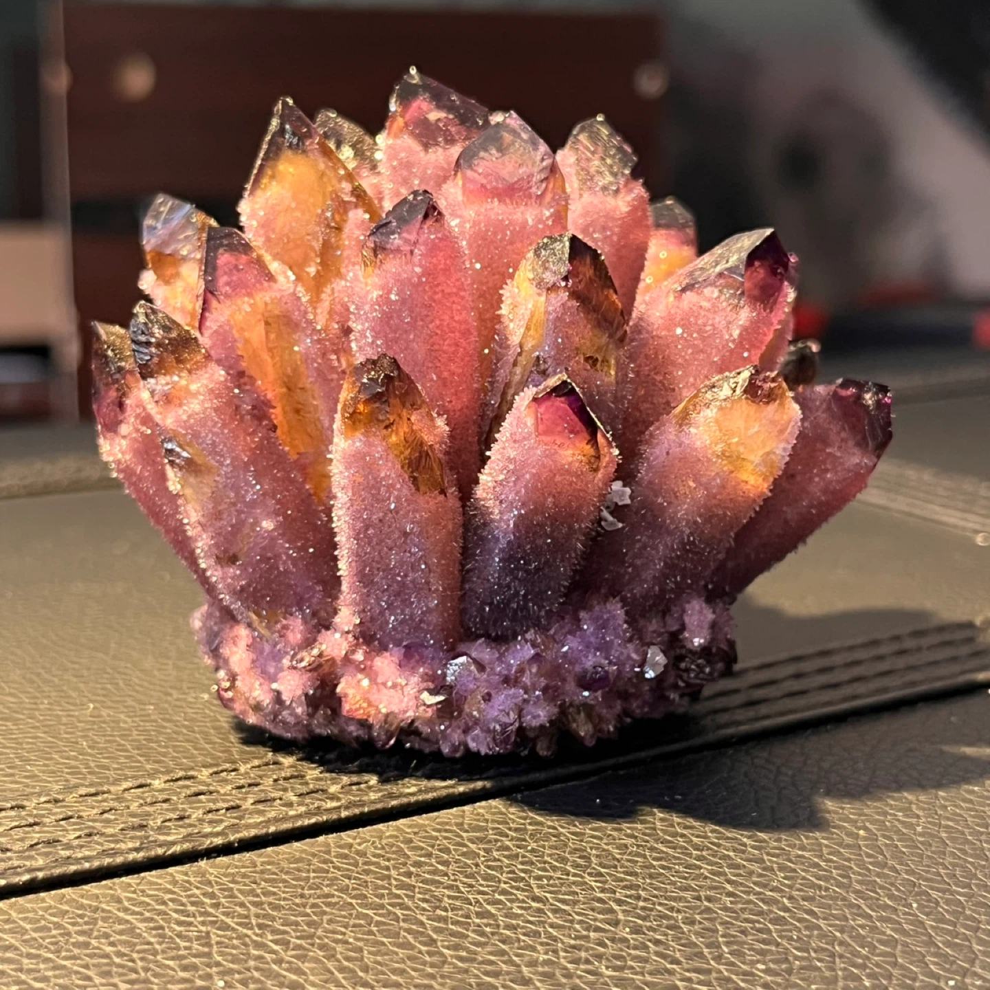 Purple Amethyst Crystal Cluster - photo 5