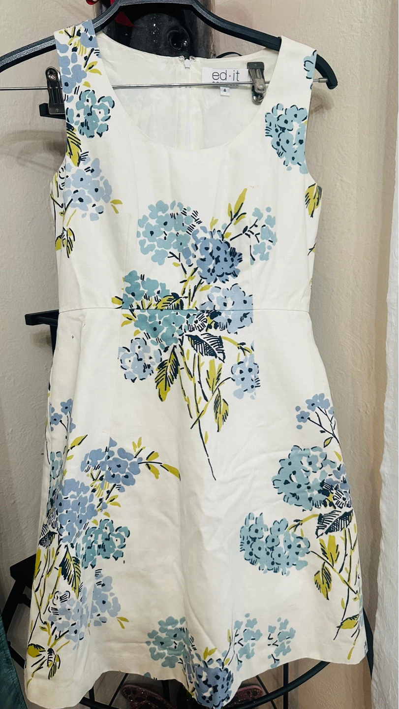 Ed. it New York Floral Print Sleeveless Dress Size 4 - photo 2