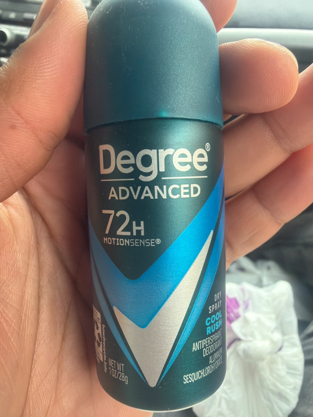 Degree Advanced 72H Cool Rush Antiperspirant Deodorant Spray